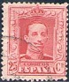 Spain 1922 Alfonso XIII 25 CTS Rojo Edifil 317. España 317 3. Subida por susofe